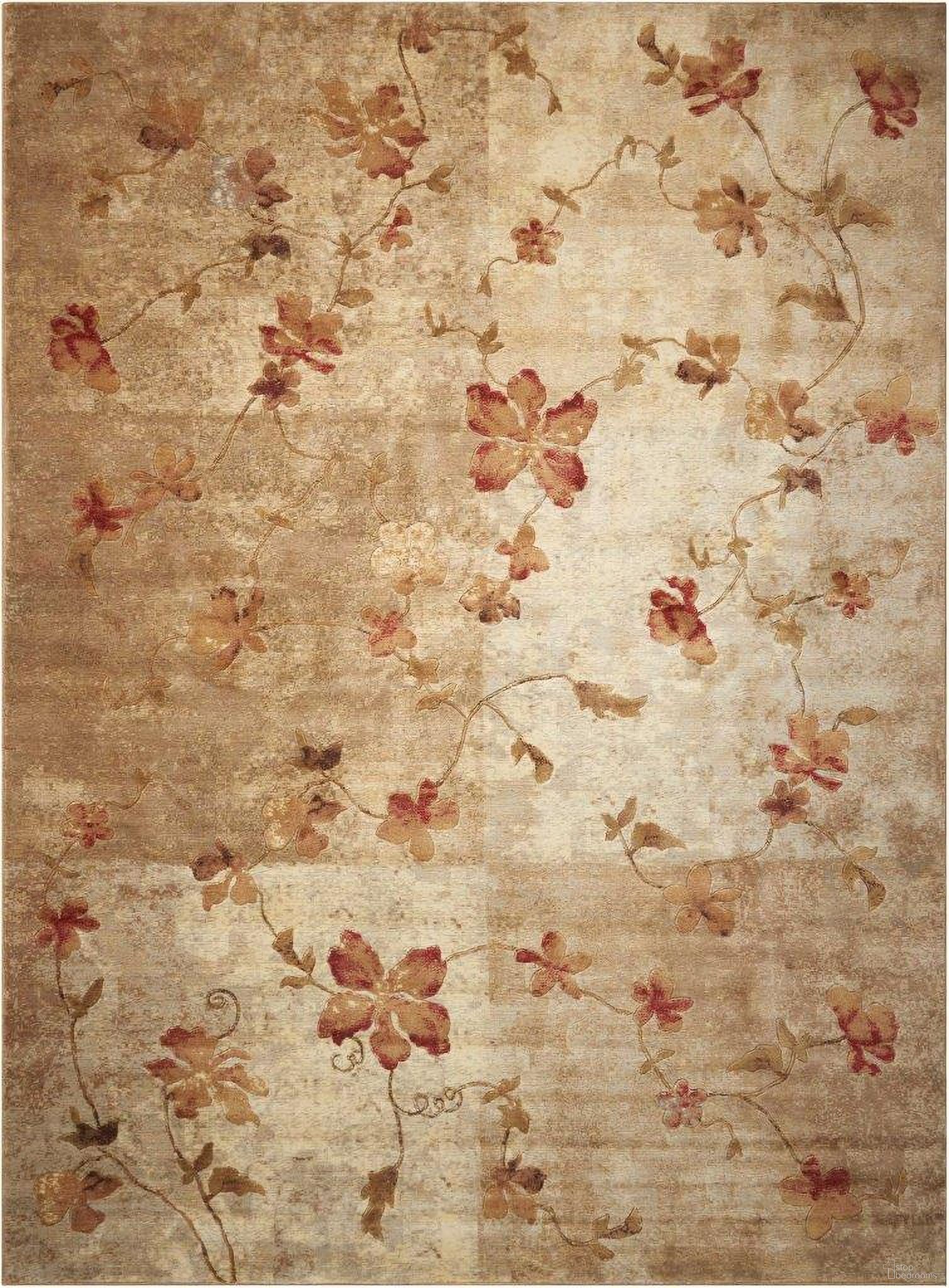 The appearance of Somerset Multicolor 5'3" x 7'5" Farmhouse Area Rug designed by Nourison in the country / farmhouse interior design. This multicolor piece of furniture was selected by 1StopBedrooms from Somerset Collection to add a touch of cosiness and style into your home. Sku: 99446226488. Material: Polyester.