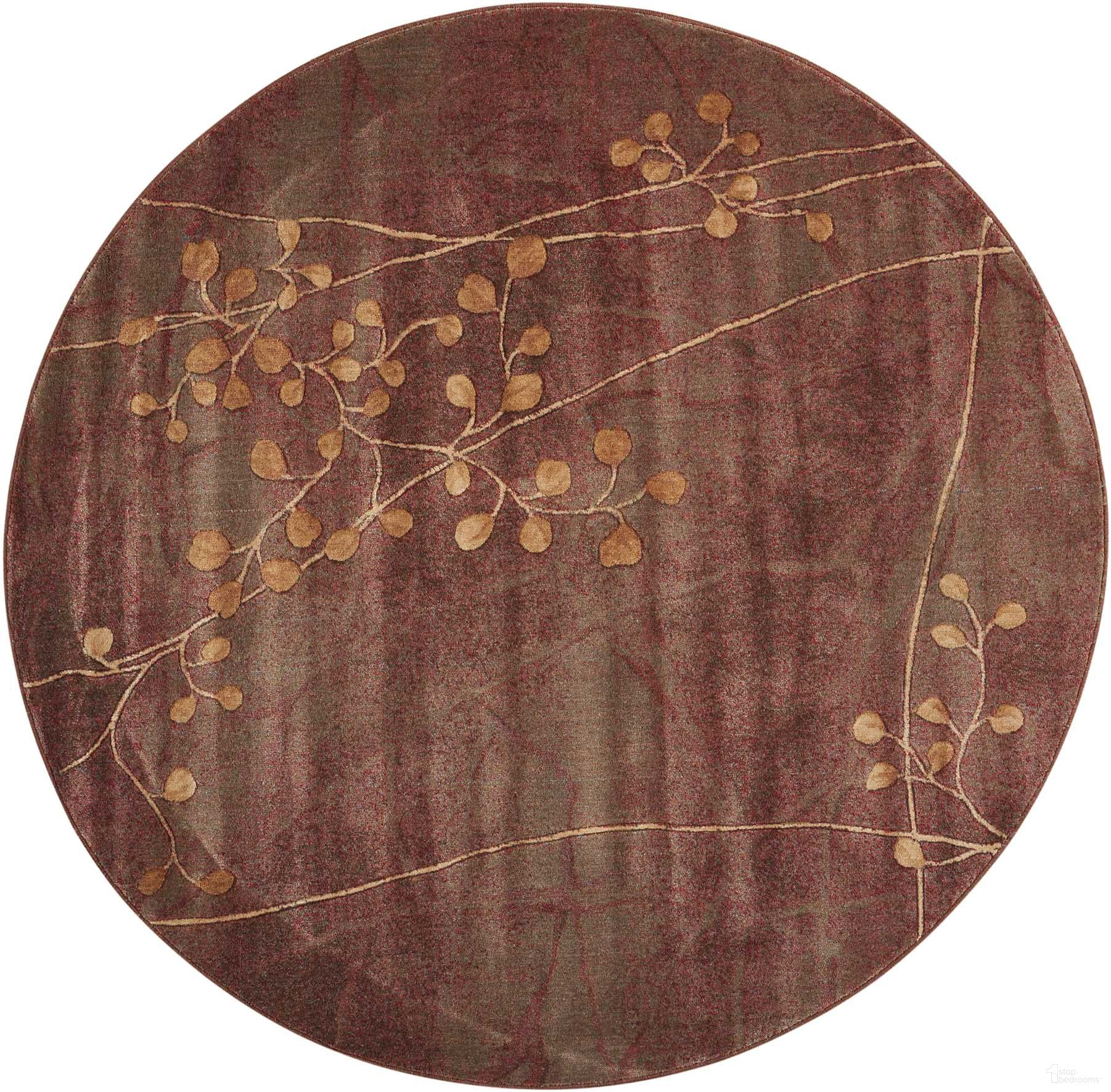 The appearance of Somerset Multicolor 5'6" x 5'6" Round Rustic Area Rug designed by Nourison in the rustic / southwestern interior design. This multicolor piece of furniture was selected by 1StopBedrooms from Somerset Collection to add a touch of cosiness and style into your home. Sku: 99446048080. Material: Polyester.