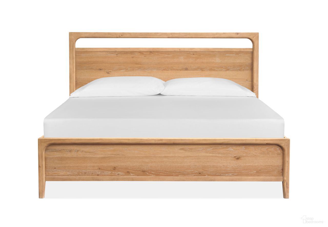 Somerset Queen Panel Bed In Butternut