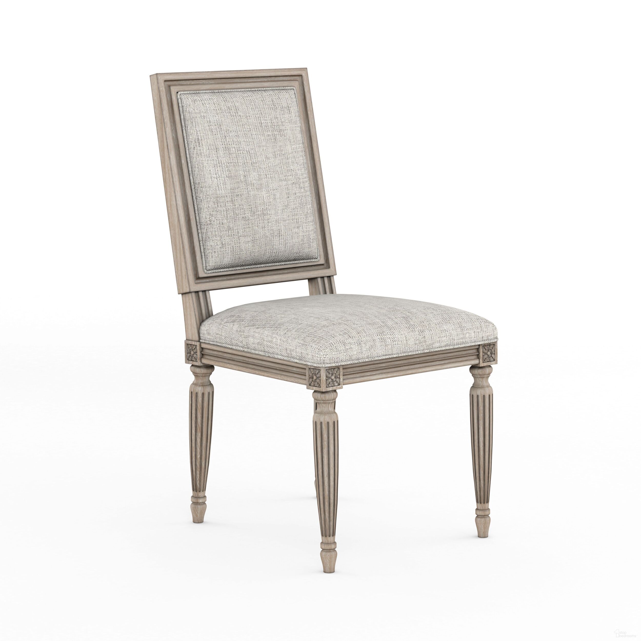 Somerton Upholstered Back Side Chair Set of 2 In Brown