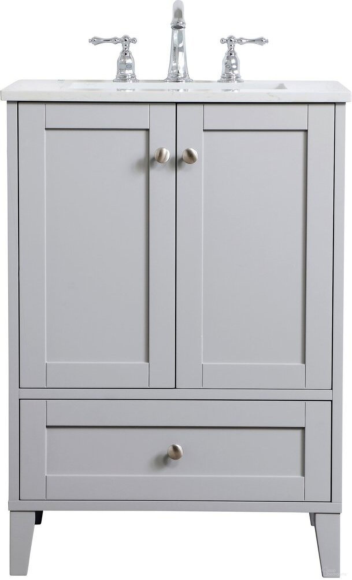Sommerville 24 Inch Single Bathroom Vanity In Grey