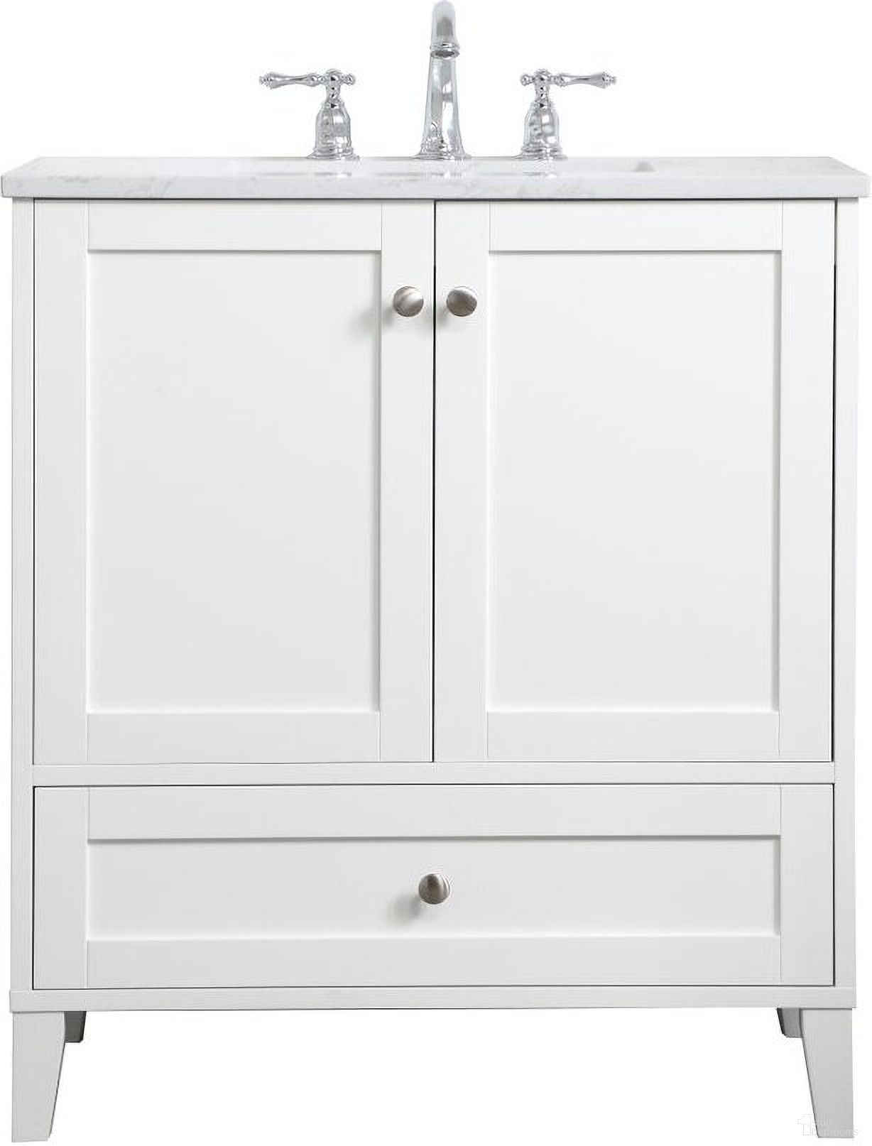 Sommerville 30 Inch Single Bathroom Vanity In White