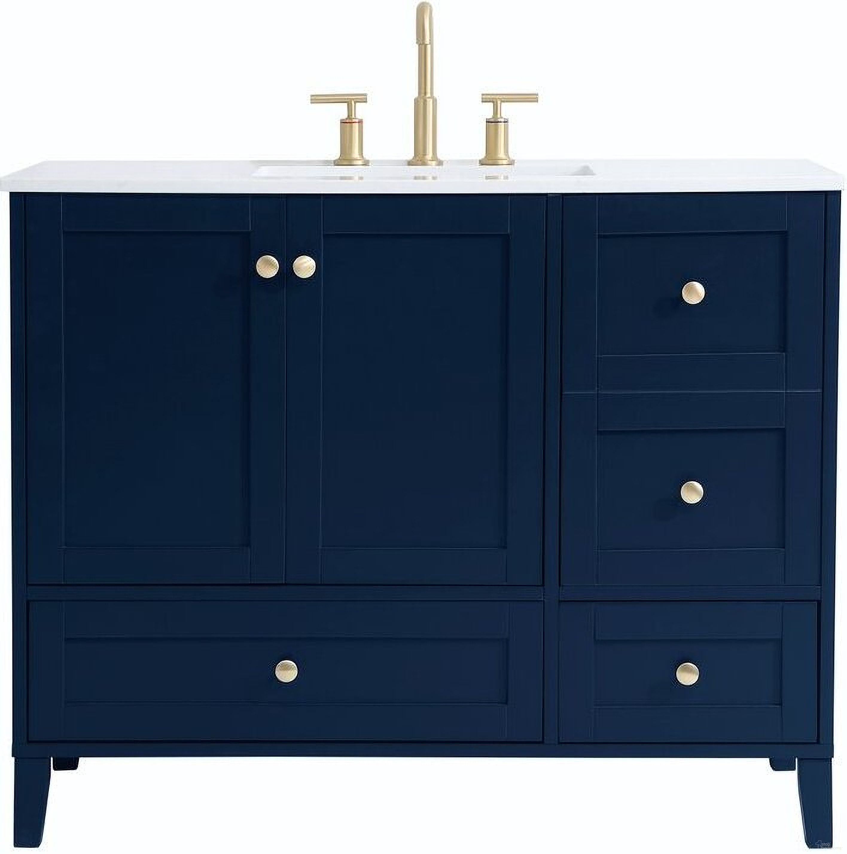 Sommerville 42 Inch Single Bathroom Vanity In Blue