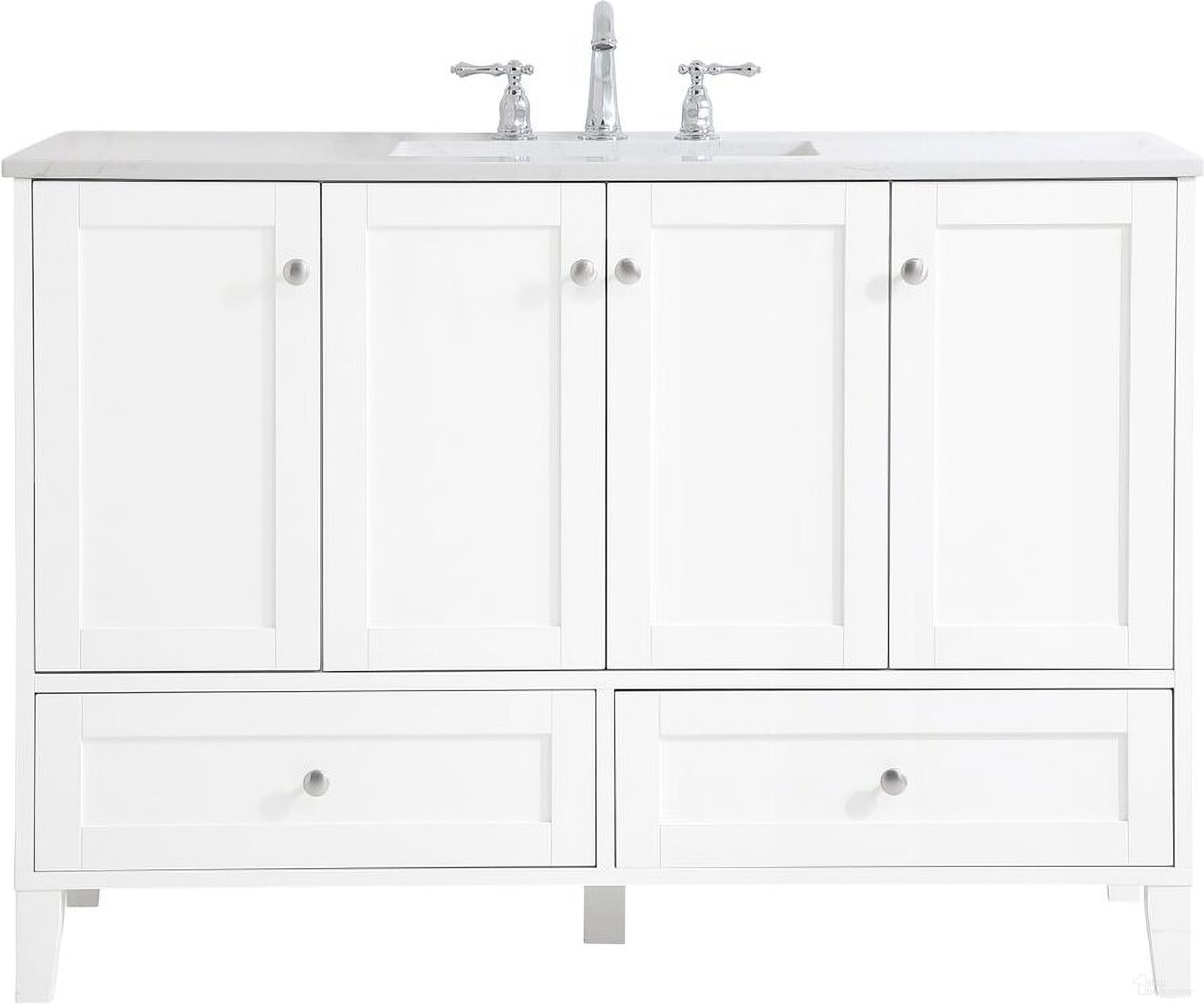 Sommerville 48 Inch Single Bathroom Vanity In White