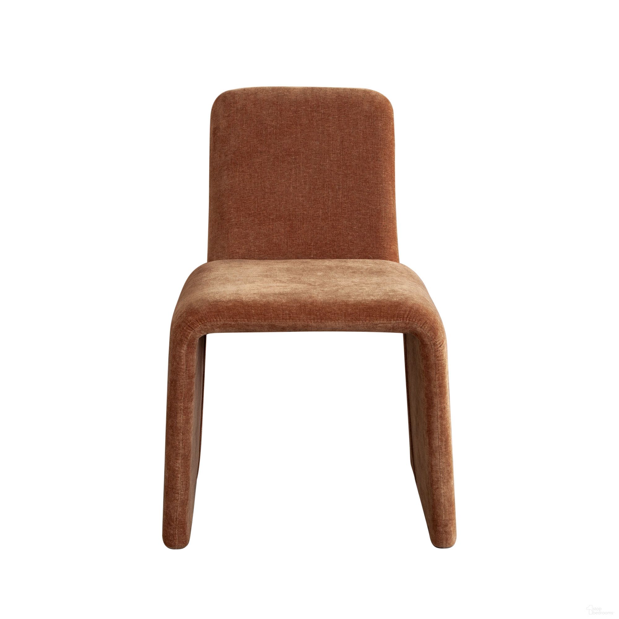 The appearance of Sona Dining Chair In Amber Burnt Orange Fabric designed by Diamond Sofa in the modern / contemporary interior design. This amber and burnt orange piece of furniture was selected by 1StopBedrooms from Sona Collection to add a touch of cosiness and style into your home. Sku: SONADCAM. Material: Fabric. Chair Type: Side Chair.