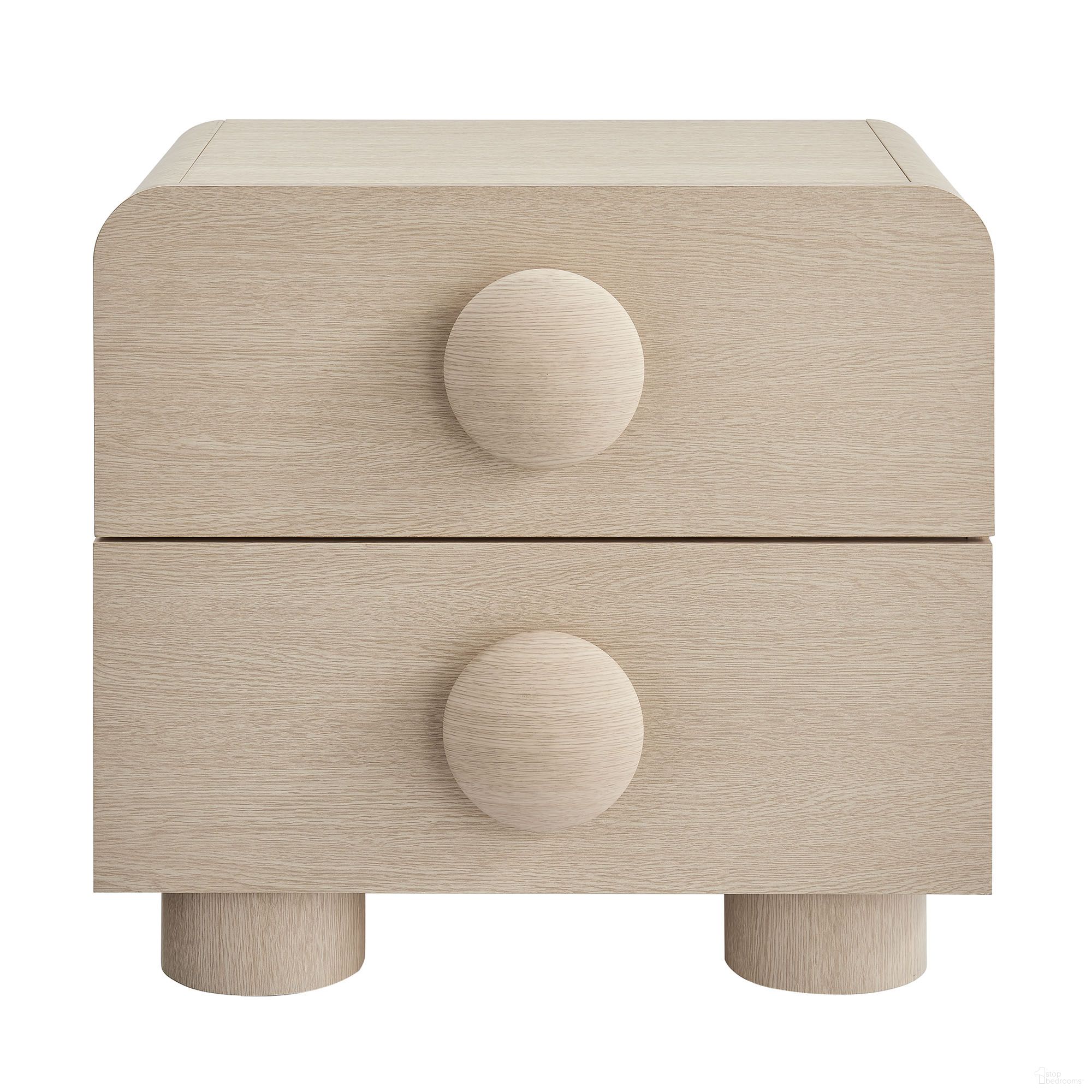 The appearance of Sonnet 2-Drawer Nightstand In Ash designed by Modway in the modern / contemporary interior design. This ash piece of furniture was selected by 1StopBedrooms from Sonnet Collection to add a touch of cosiness and style into your home. Sku: MOD-7181-ASH. Material: Wood.