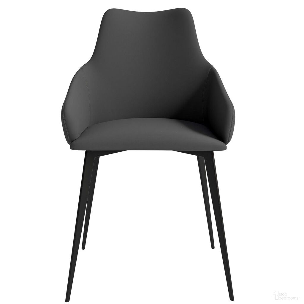 Sonnet Modern Dining Chair In Charcoal