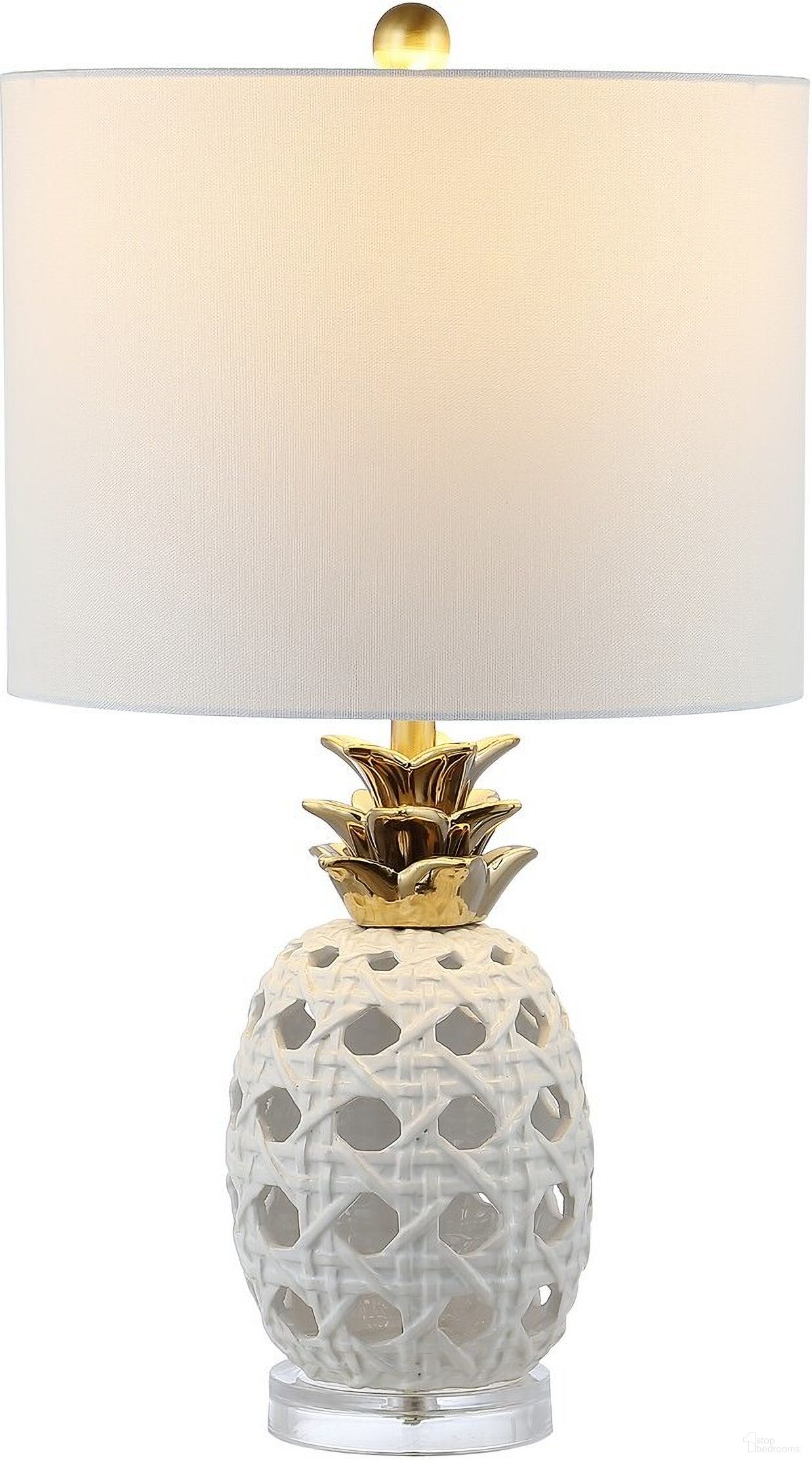 Sonny Ceramic Table Lamp in White