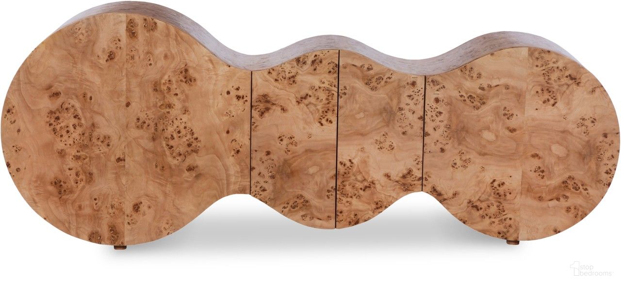 The appearance of Sono Sideboard In Natural designed by Meridian in the modern / contemporary interior design. This natural piece of furniture  was selected by 1StopBedrooms from Sono Collection to add a touch of cosiness and style into your home. Sku: 304Burl. Material: Plywood.