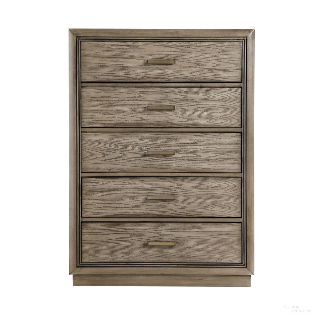 The appearance of Sonoma 5-Drawer Chest In Gray designed by Steve Silver in the modern / contemporary interior design. This gray piece of furniture was selected by 1StopBedrooms from Sonoma Collection to add a touch of cosiness and style into your home. Sku: SON900C. Material: Wood.