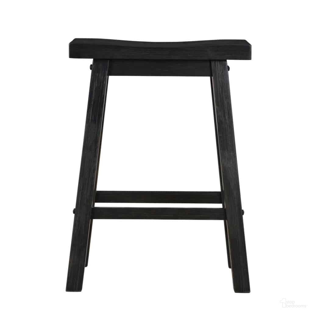 The appearance of Sonoma Backless Saddle Counter Stool In Black Charcoal designed by Boraam Industries in the rustic / southwestern interior design. This black charcoal piece of furniture was selected by 1StopBedrooms from Sonoma Collection to add a touch of cosiness and style into your home. Sku: 73024. Material: Acacia Wood.
