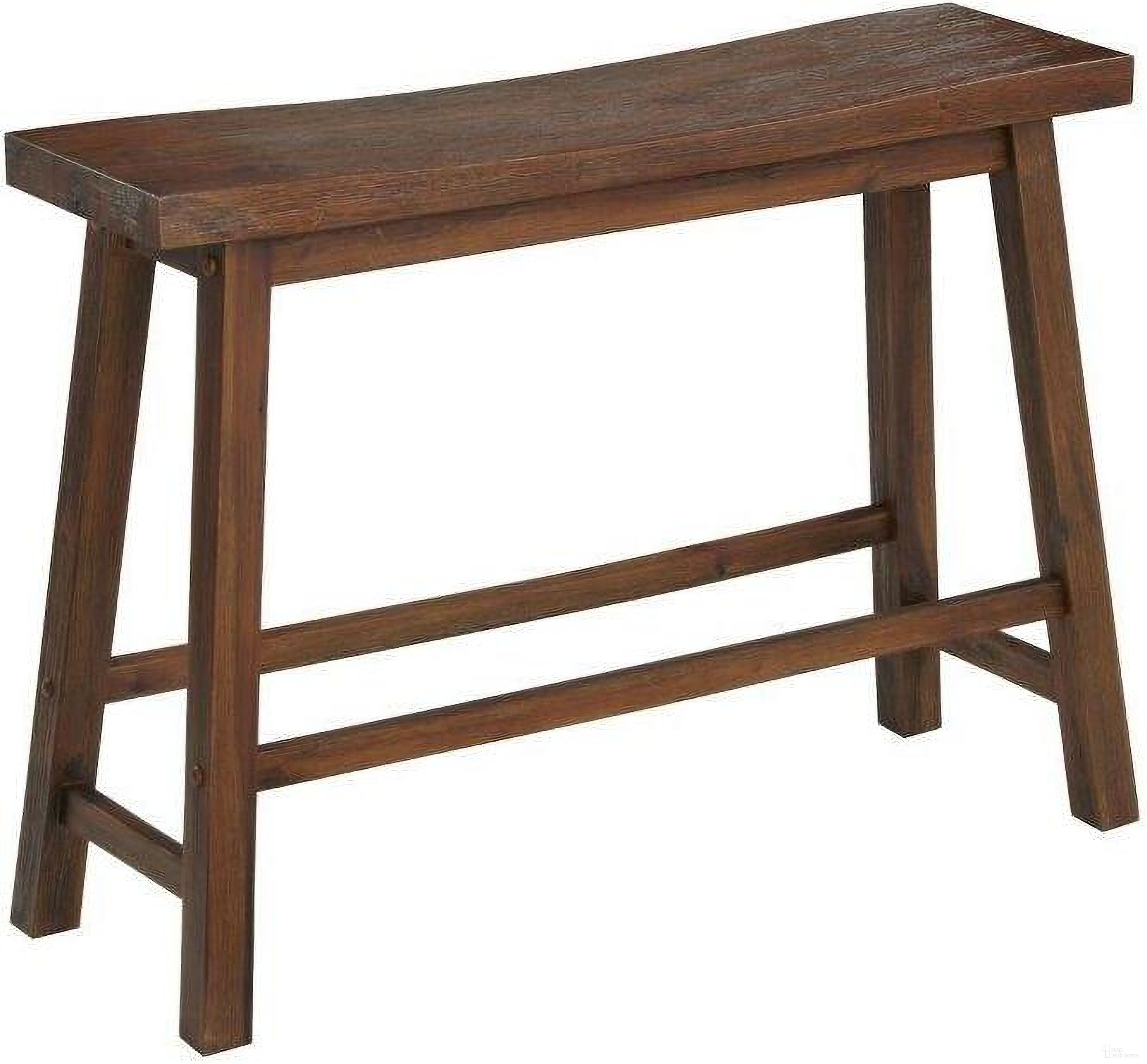 The appearance of Sonoma Dining Bench In Chestnut Wire-Brush designed by Boraam Industries in the rustic / southwestern interior design. This chestnut piece of furniture was selected by 1StopBedrooms from Sonoma Collection to add a touch of cosiness and style into your home. Sku: 75125. Material: Rubberwood.