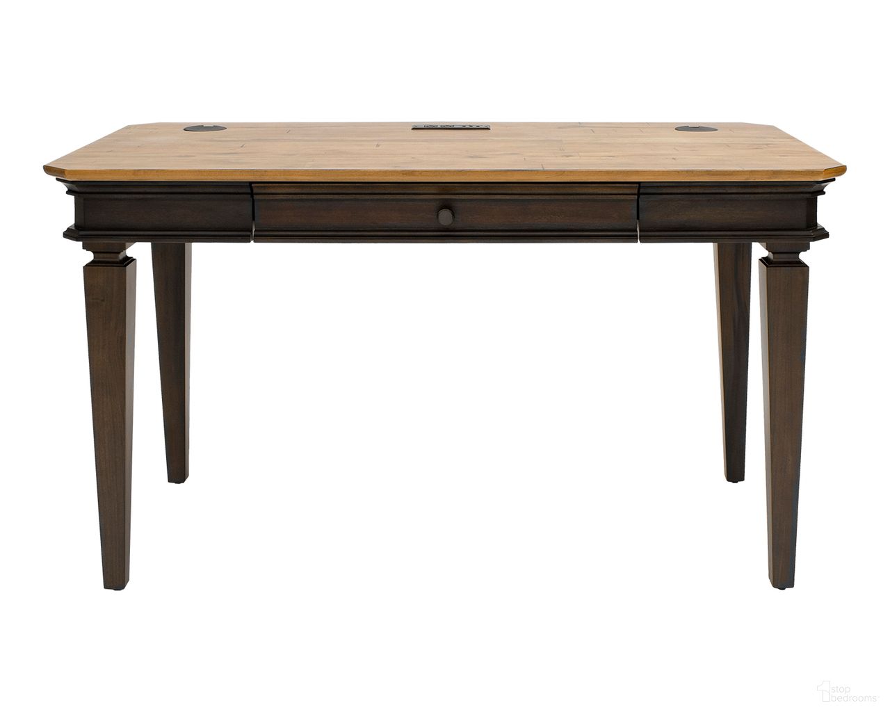 The appearance of Sonoma Executive Writing Desk In Brown designed by Martin Furniture in the traditional interior design. This brown piece of furniture was selected by 1StopBedrooms from Sonoma Collection to add a touch of cosiness and style into your home. Sku: IMSA384. Material: Solid Hardwood.