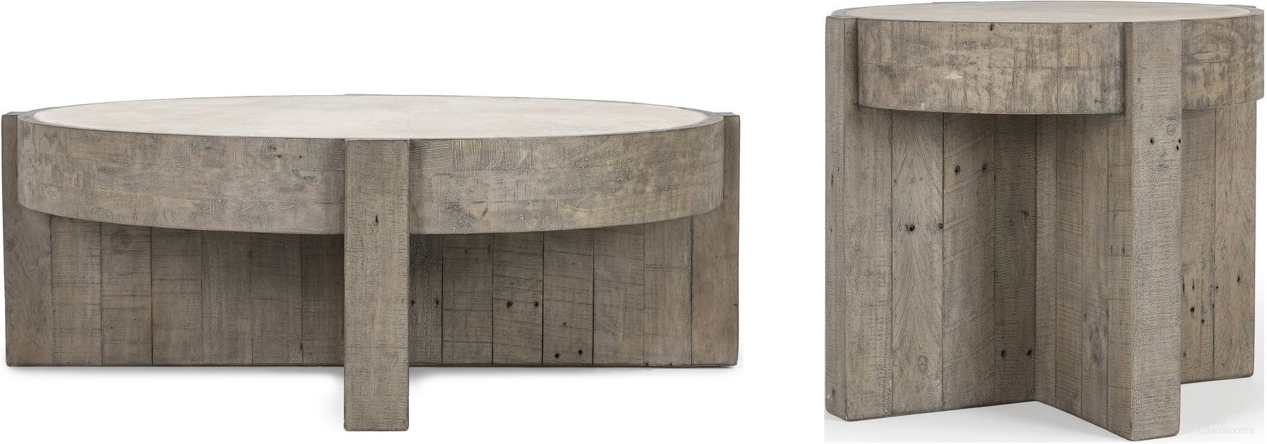 The appearance of Sonoma Occasional Table Set In Distressed Gray designed by Classic Home in the transitional interior design. This distressed gray piece of furniture  was selected by 1StopBedrooms from Sonoma Collection to add a touch of cosiness and style into your home. Sku: 51031212;51031213. Material: Reclaimed Pine.