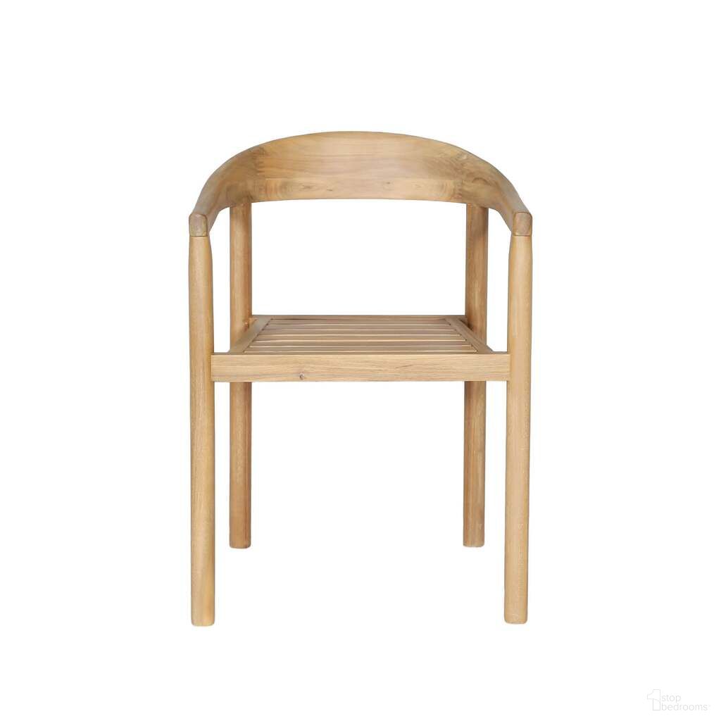 The appearance of Sonoma Outdoor Dining Chair Set of 2 In Natural designed by LH Imports in the modern / contemporary interior design. This natural piece of furniture was selected by 1StopBedrooms from Sonoma Collection to add a touch of cosiness and style into your home. Sku: SOM025. Material: Acacia Wood.