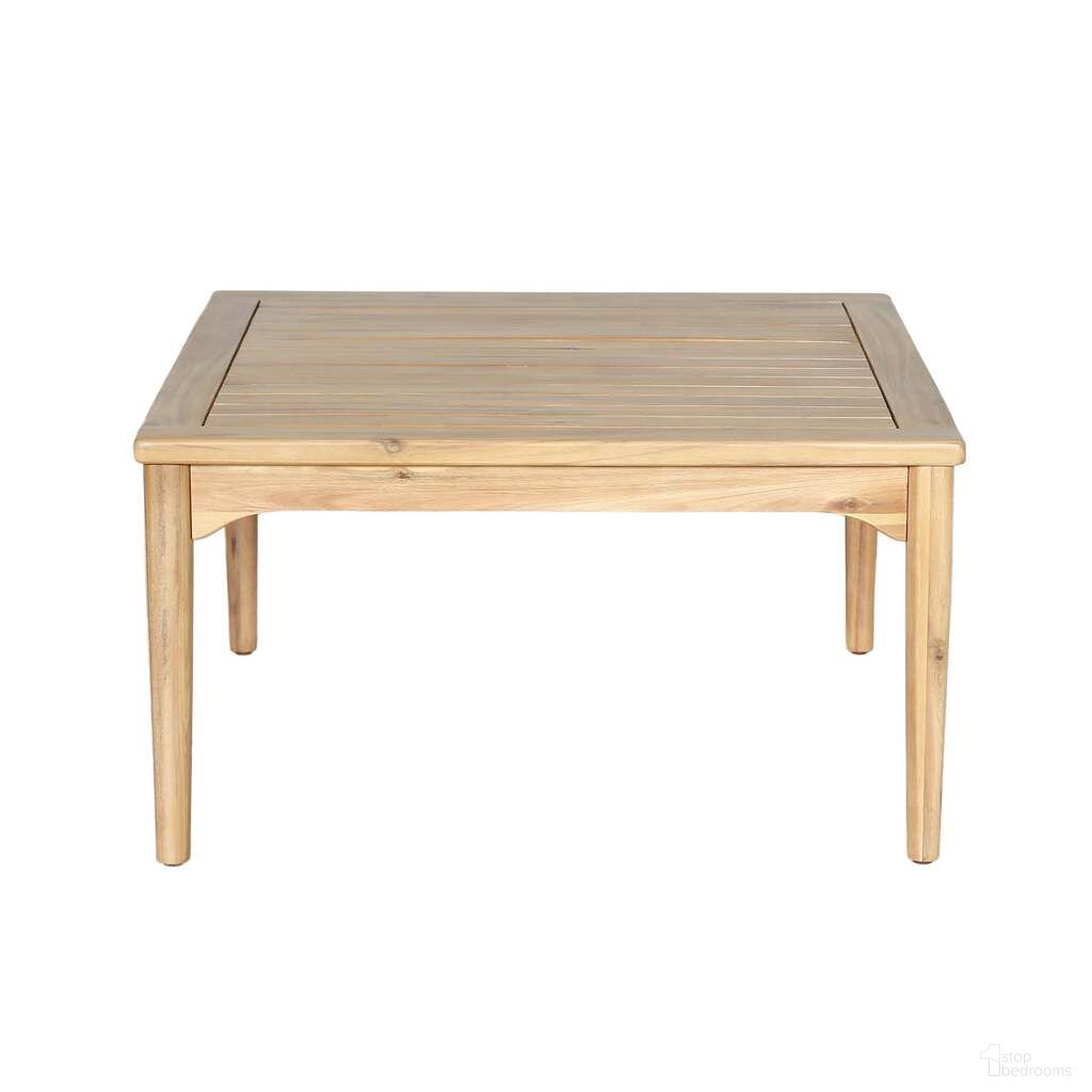 The appearance of Sonoma Outdoor Square Coffee Table In Natural designed by LH Imports in the modern / contemporary interior design. This natural piece of furniture  was selected by 1StopBedrooms from Sonoma Collection to add a touch of cosiness and style into your home. Sku: SOM032-SQ. Size: 32". Material: Acacia Wood.