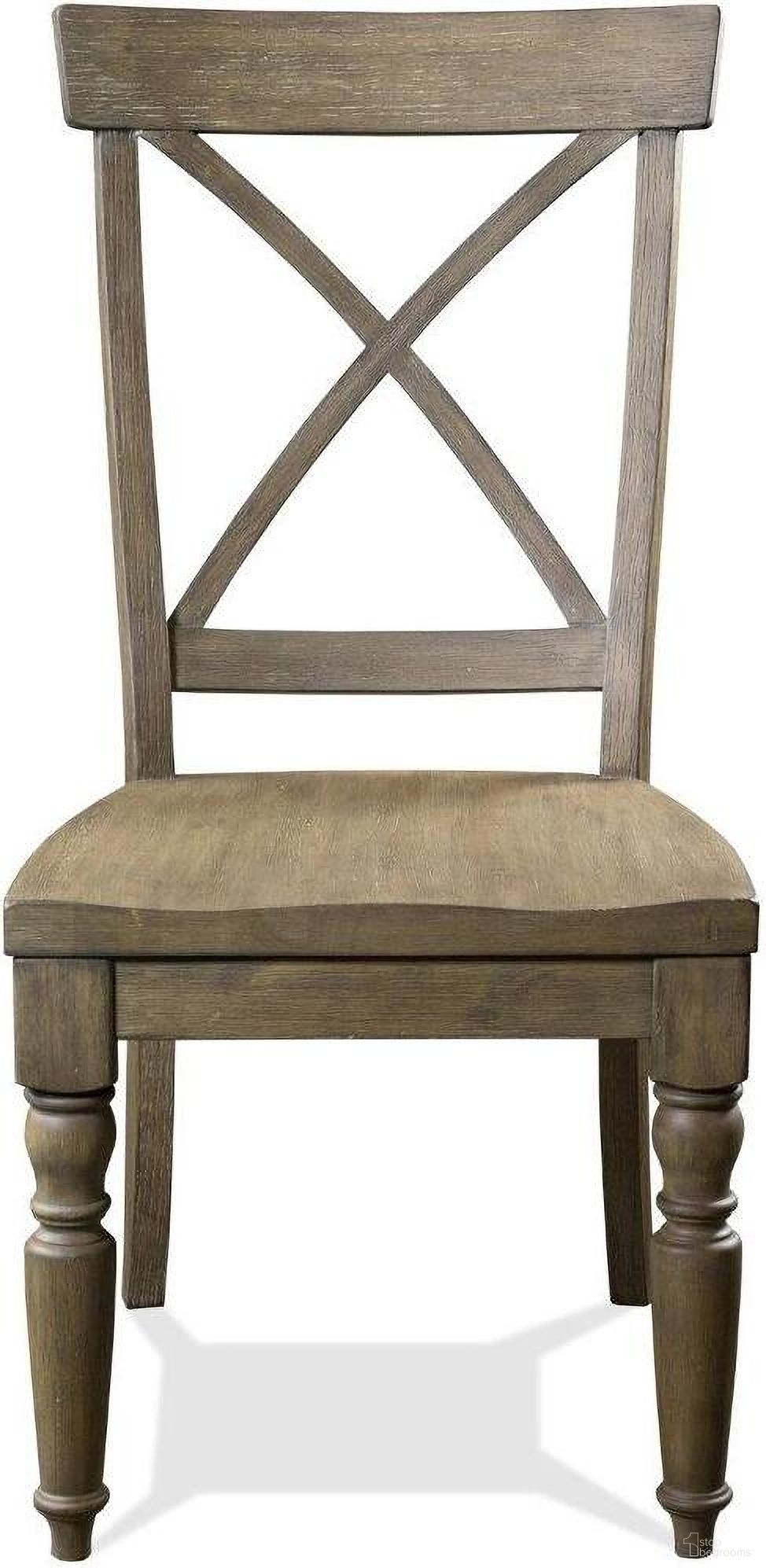 The appearance of Sonora X-Back Side Chair In Medium Brown Set Of 2 designed by Riverside Furniture in the country / farmhouse interior design. This medium brown piece of furniture  was selected by 1StopBedrooms from Sonora Collection to add a touch of cosiness and style into your home. Sku: 54955. Chair Type: Side Chair.