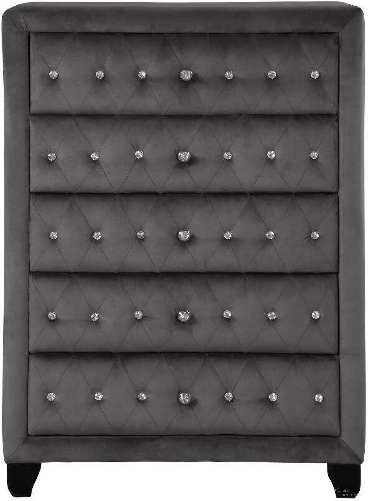 The appearance of Sophia Chest In Grey designed by Galaxy Home Furnishings in the modern / contemporary interior design. This gray piece of furniture was selected by 1StopBedrooms from Sophia Collection to add a touch of cosiness and style into your home. Sku: 733569252343. Material: Wood.