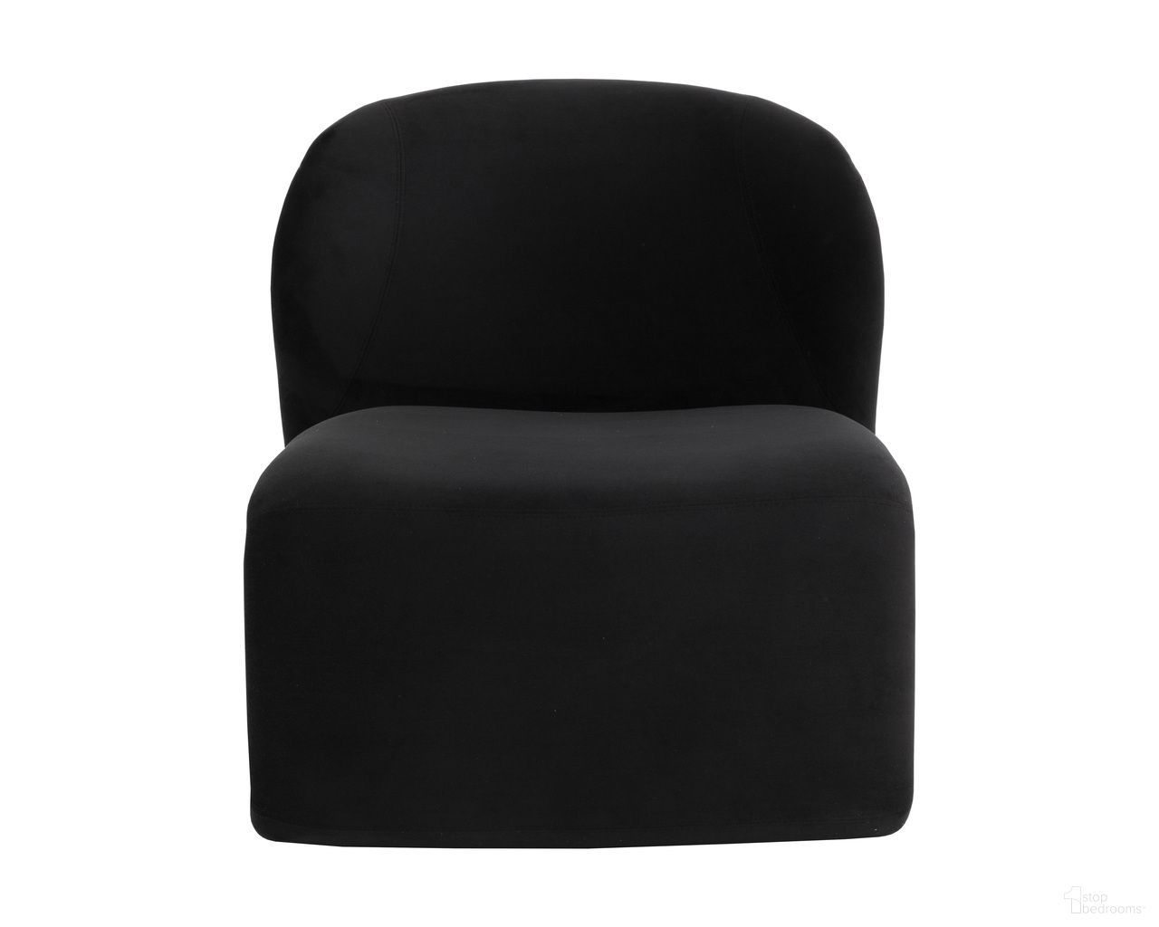 Sophiene Lounge Chair In Abbington Black