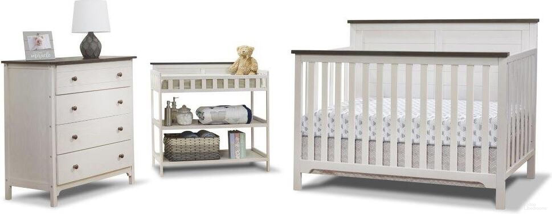 Sorelle Farmhouse Room In A Box In Chocolate And White