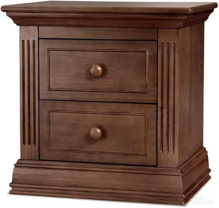 The appearance of Sorelle Providence Nightstand In Chocolate designed by Sorelle Furniture in the modern / contemporary interior design. This chocolate piece of furniture  was selected by 1StopBedrooms from Providence Collection to add a touch of cosiness and style into your home. Sku: 8380-CHOC. Material: Wood.