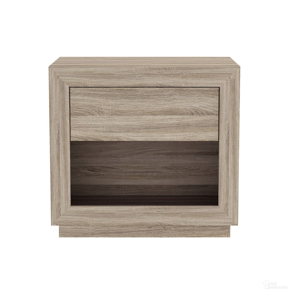 Soren 26 Inch 1-Drawer Nightstand In Natural Oak