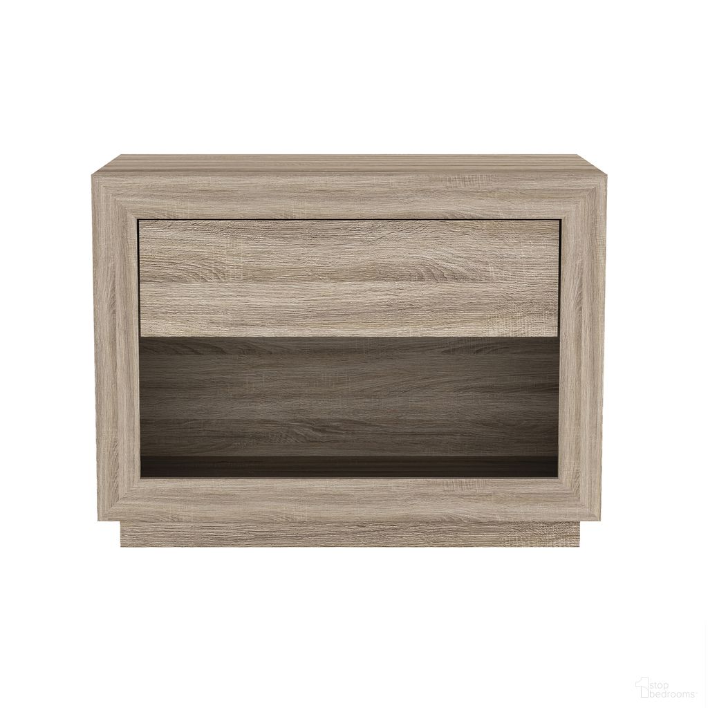 Soren 32 Inch 1-Drawer Nightstand In Natural Oak