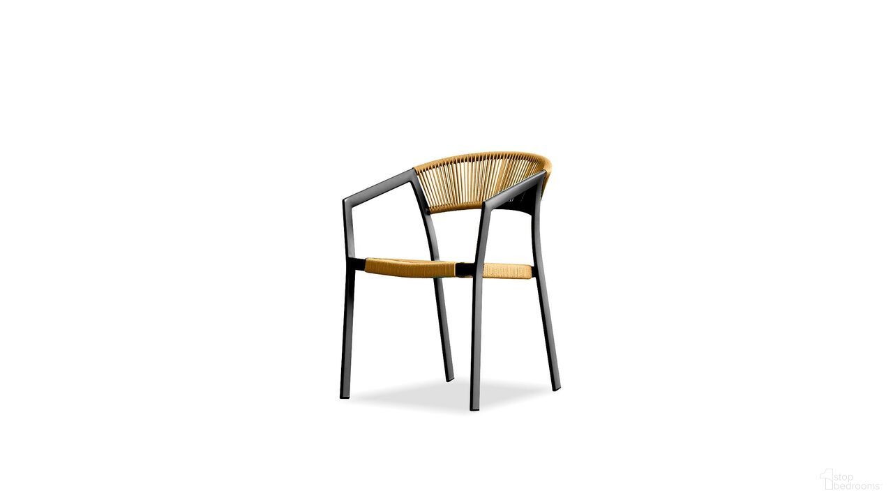The appearance of Soria Dining Armchair Set of 4 In Natural Sand designed by Mobital in the modern / contemporary interior design. This natural sand piece of furniture  was selected by 1StopBedrooms from Soria Collection to add a touch of cosiness and style into your home. Sku: DAR-SORI-SAND-. Chair Type: Arm Chair. Material: Poly.