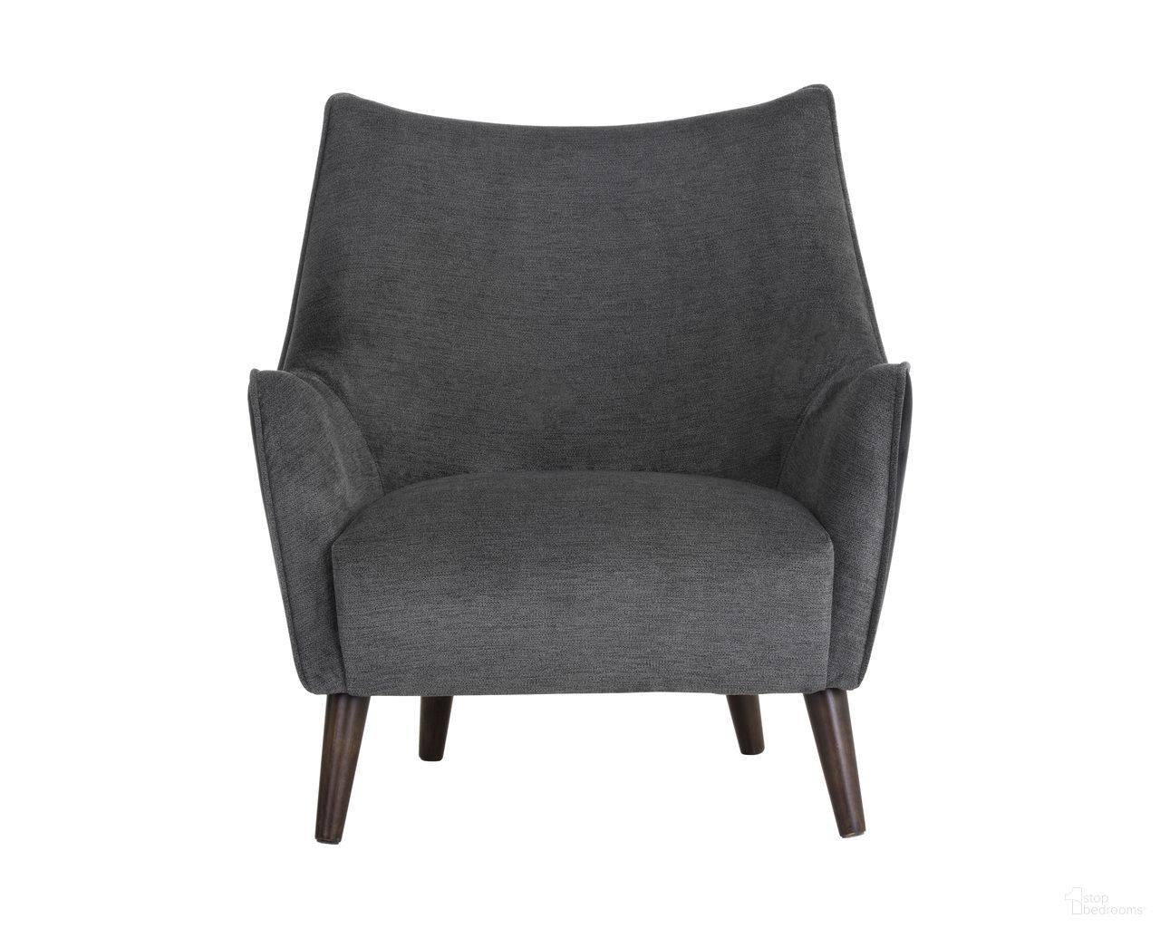 Sorrel Lounge Chair In Polo Club Kohl Grey and Abbington Black