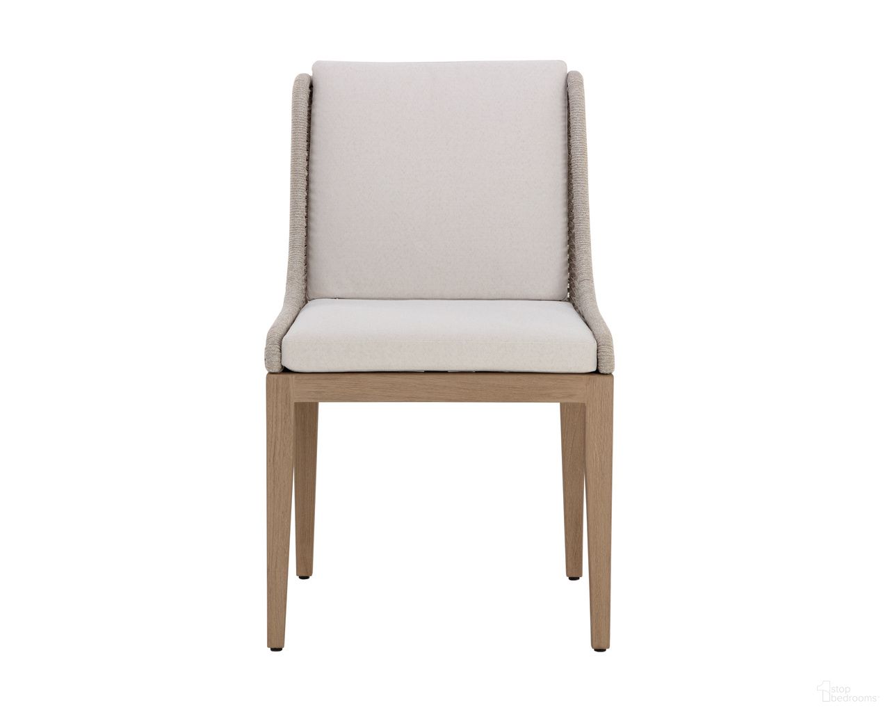 Sorrento Dining Chair In Drift Brown and Palazzo Cream