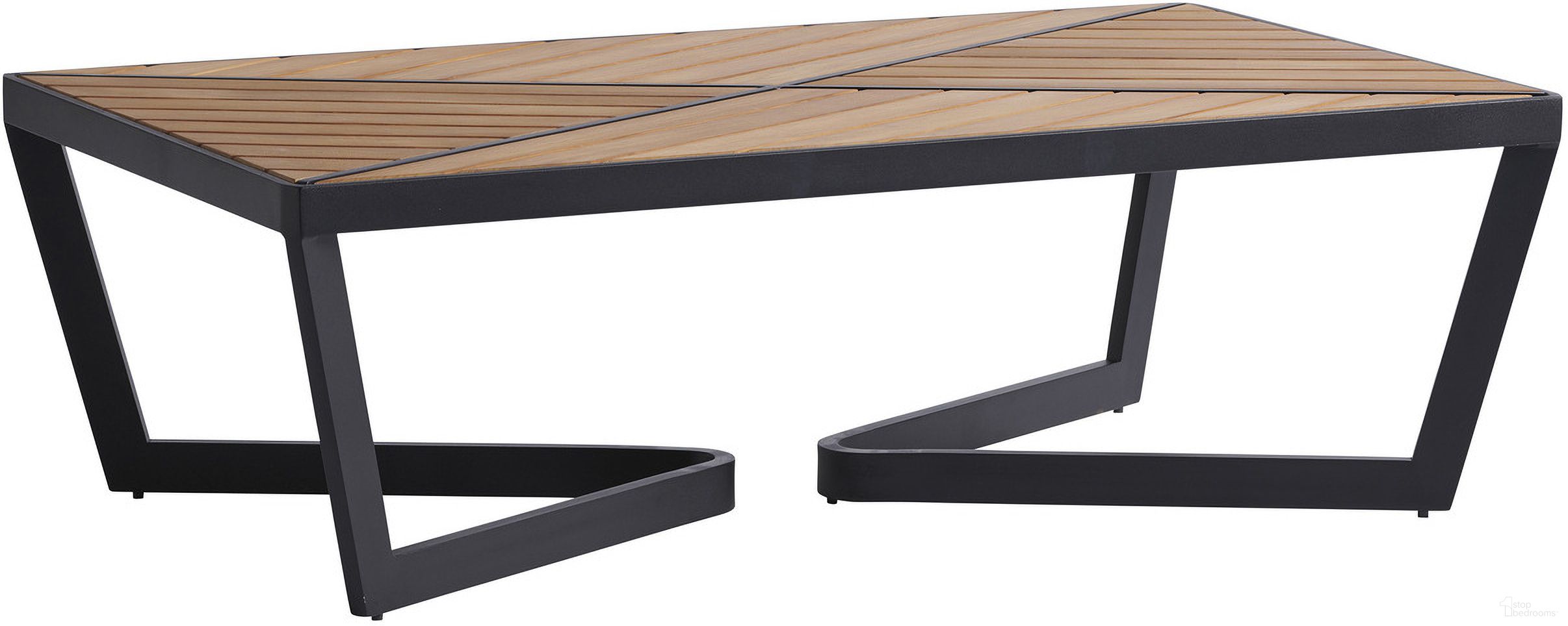 The appearance of South Beach Rectangular Cocktail Table In Obsidian designed by Tommy Bahama in the modern / contemporary interior design. This obsidian piece of furniture was selected by 1StopBedrooms from South Beach Collection to add a touch of cosiness and style into your home. Sku: 3940-943. Material: Aluminum.