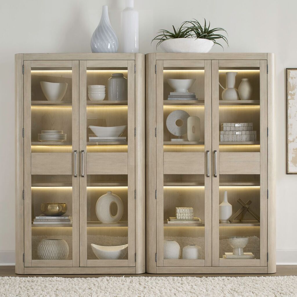 The appearance of South Bend 2 Piece Bunching Cabinet Set In Cloud White designed by Liberty in the modern / contemporary interior design. This cloud white piece of furniture  was selected by 1StopBedrooms from South Bend Collection to add a touch of cosiness and style into your home. Sku: 306W-CH4880;306W-CH4880. Material: Solid Rubberwood.