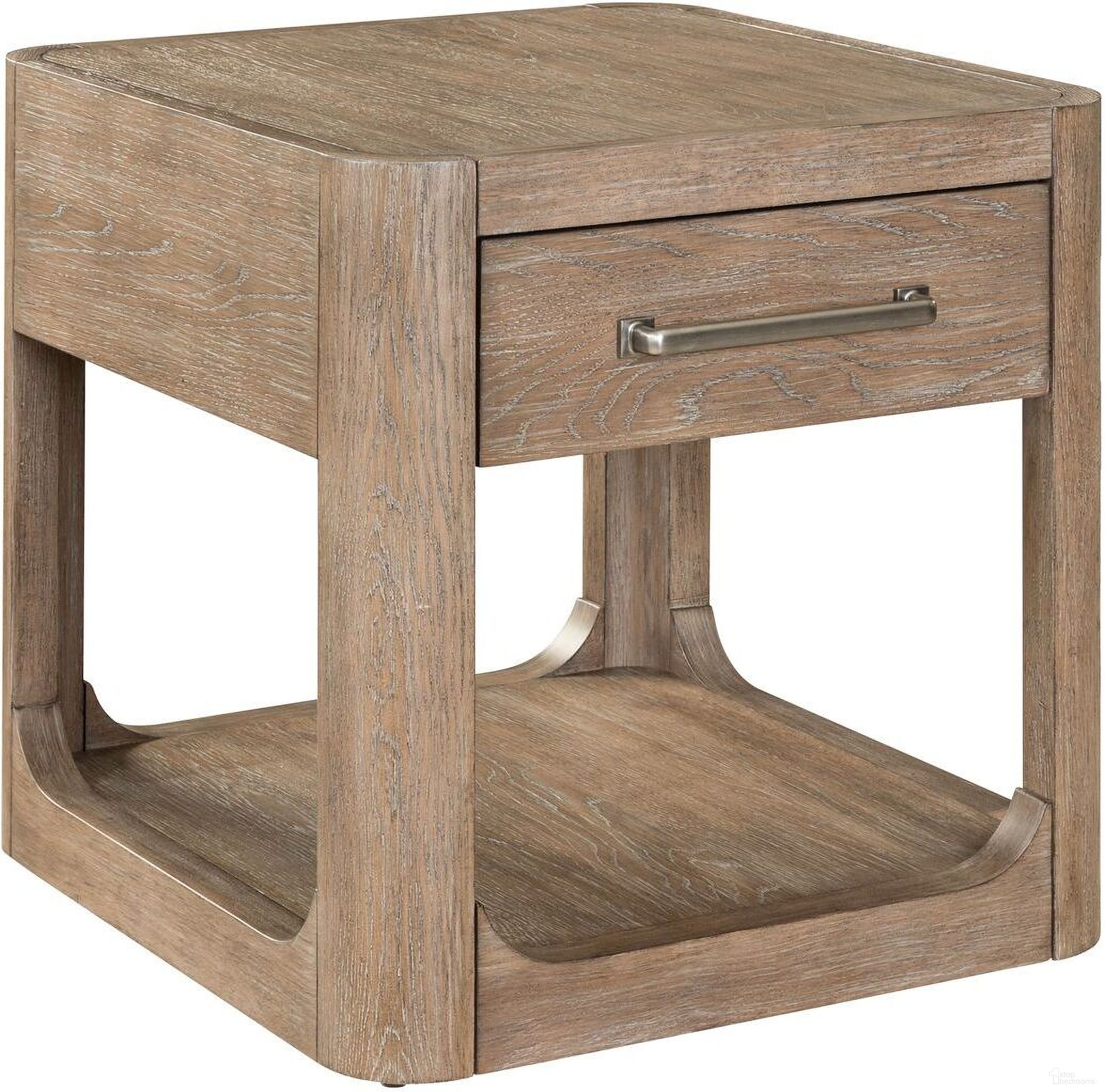 The appearance of South Bend End Table In Brown designed by Liberty in the modern / contemporary interior design. This brown piece of furniture was selected by 1StopBedrooms from South Bend Collection to add a touch of cosiness and style into your home. Sku: 306-OT1020. Material: Solid Rubberwood.