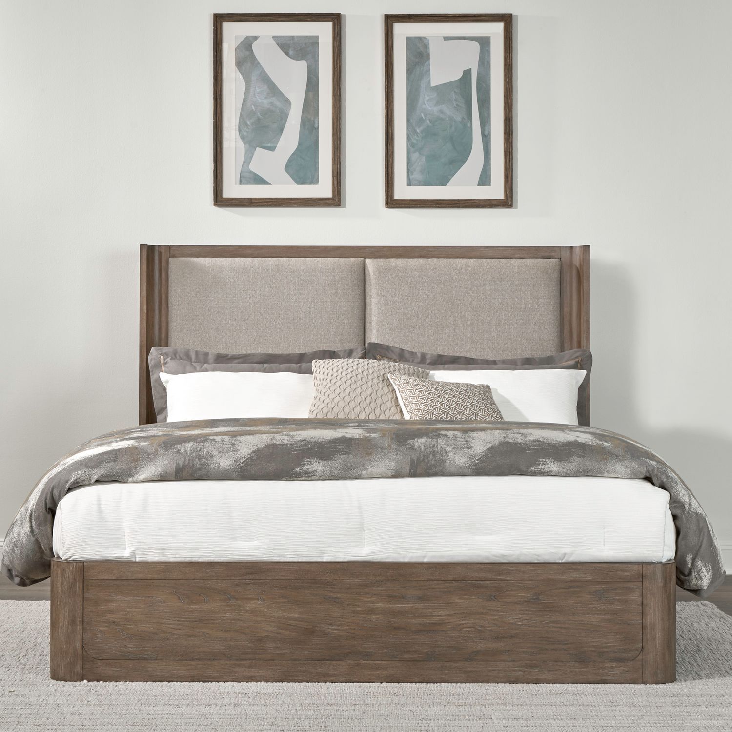 The appearance of South Bend Queen Shelter Bed In Burnished Clay designed by Liberty in the modern / contemporary interior design. This burnished clay piece of furniture  was selected by 1StopBedrooms from South Bend Collection to add a touch of cosiness and style into your home. Sku: 306-BR13HU;306-BR14;306-BR90. Bed Size: Queen. Material: Solid Rubberwood. Bed Type: Shelter Bed.