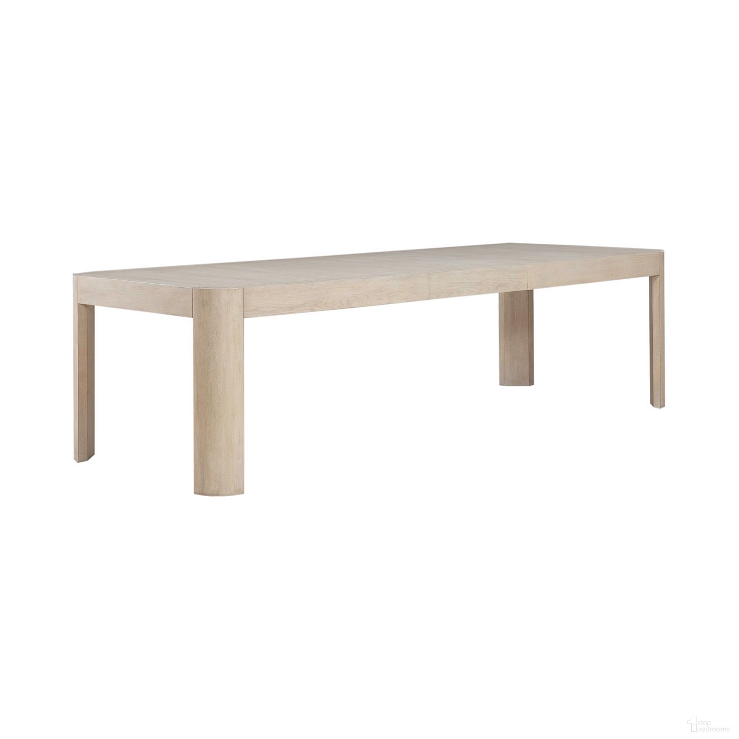 The appearance of South Bend Rectangular Leg Table In Cloud White designed by Liberty in the modern / contemporary interior design. This cloud white piece of furniture  was selected by 1StopBedrooms from South Bend Collection to add a touch of cosiness and style into your home. Sku: 306W-T4210. Table Base Style: Legs. Table Top Shape: Rectangular. Material: Solid Rubberwood. Size: 110" x 42".