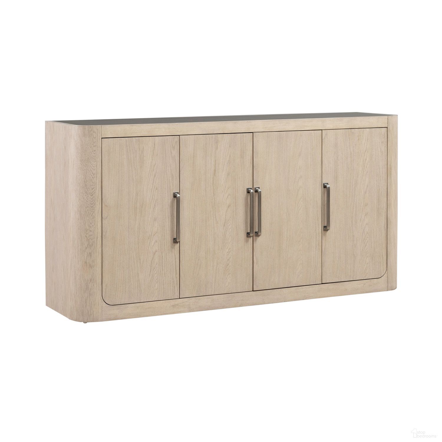 The appearance of South Bend Server In Cloud White designed by Liberty in the modern / contemporary interior design. This cloud white piece of furniture was selected by 1StopBedrooms from South Bend Collection to add a touch of cosiness and style into your home. Sku: 306W-SR7236. Material: Solid Rubberwood.