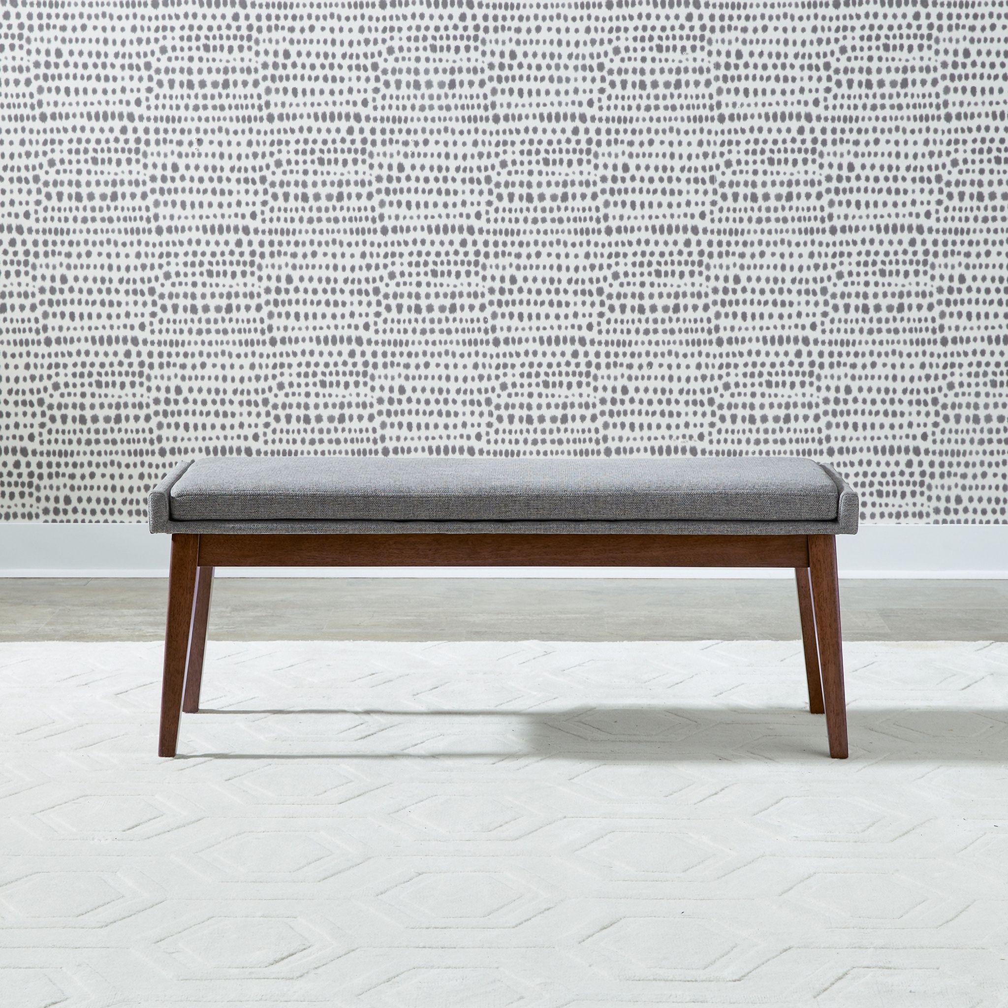 The appearance of Space Savers Dining Bench In Walnut designed by Liberty in the modern / contemporary interior design. This walnut piece of furniture was selected by 1StopBedrooms from Space Savers Collection to add a touch of cosiness and style into your home. Sku: 198-C9001B. Material: Solid Rubberwood.