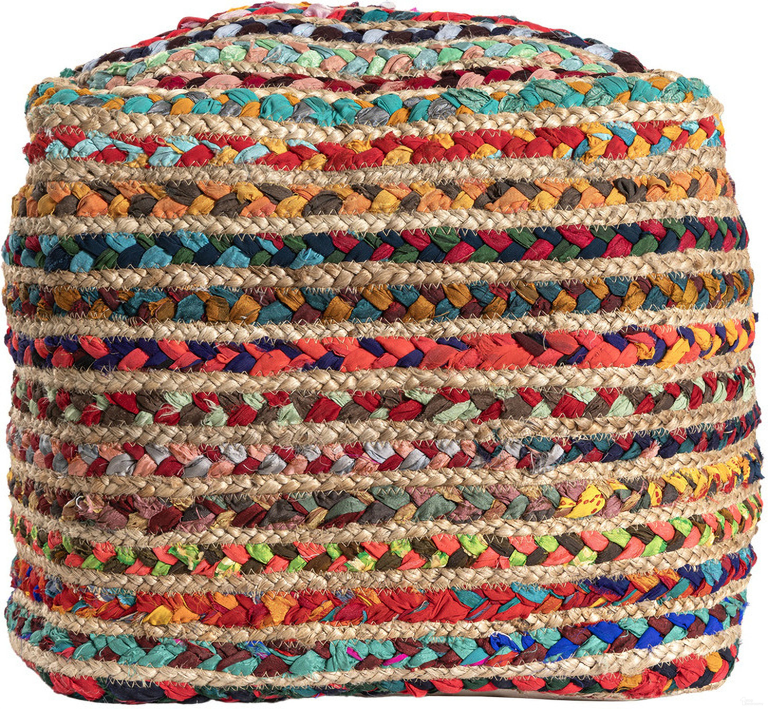 The appearance of Sparo Striped Hand-Braided Jute/Polyester Square Ottoman Pouf In Multi and Natural designed by Rajani Home in the bohemian interior design. This multi and natural piece of furniture was selected by 1StopBedrooms from Bova Collection to add a touch of cosiness and style into your home. Sku: 9C307659G03048. Material: Jute.