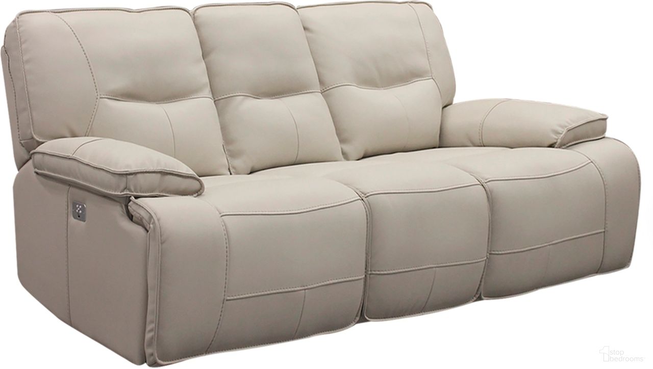 The appearance of Spartacus Oyster Dual Power Reclining Sofa with Power Headrest designed by Parker House in the modern / contemporary interior design. This cream piece of furniture  was selected by 1StopBedrooms from Spartacus Collection to add a touch of cosiness and style into your home. Sku: MSPA#832PH-OYS. Material: Polyester.