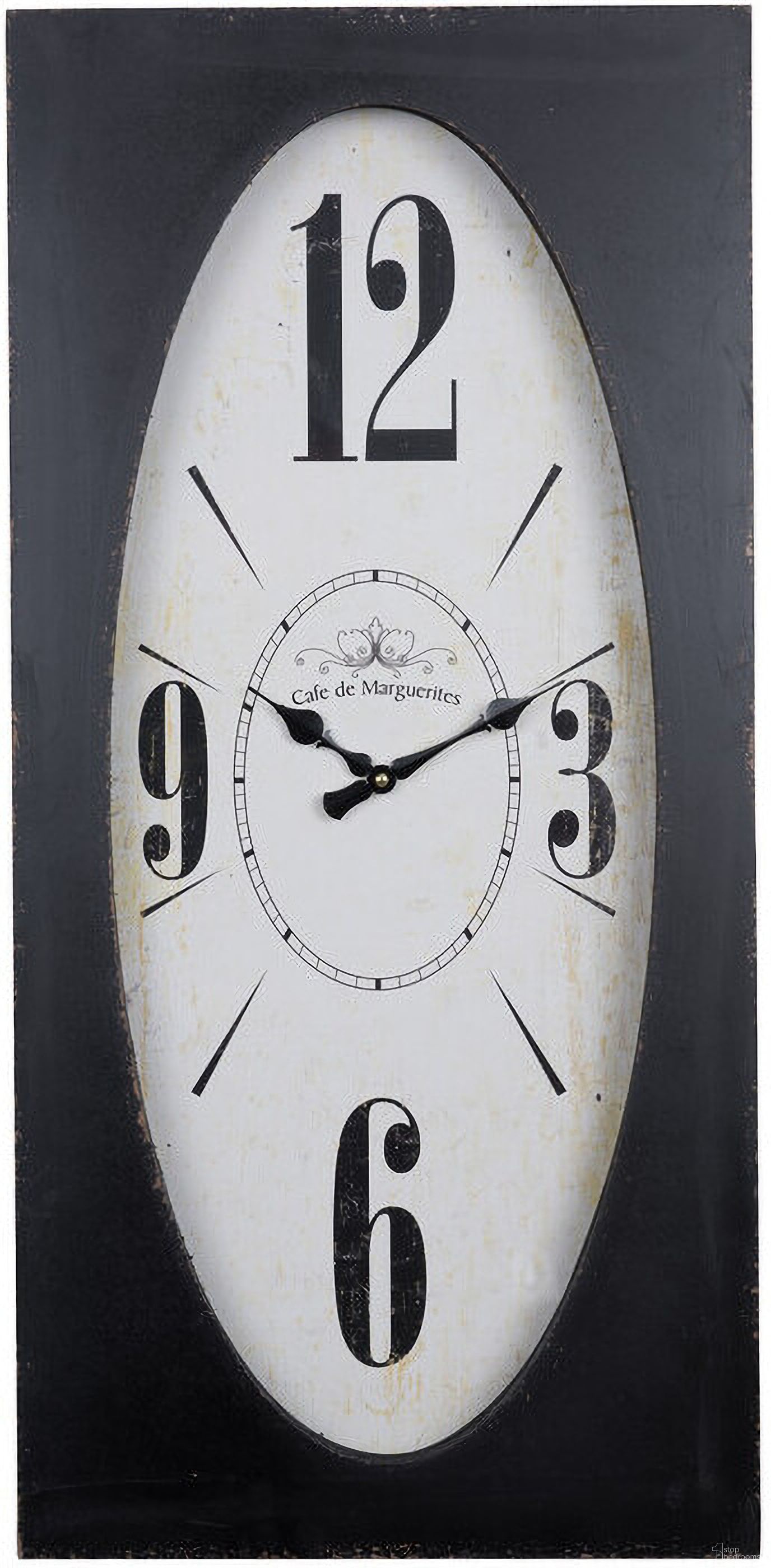Speakeasy Spokes Wall Clock In Black