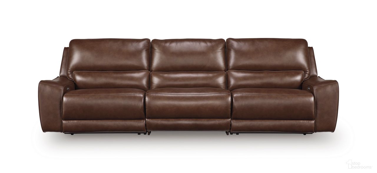 Spear Hill 3-Piece Power Reclining Sectional In Canyon