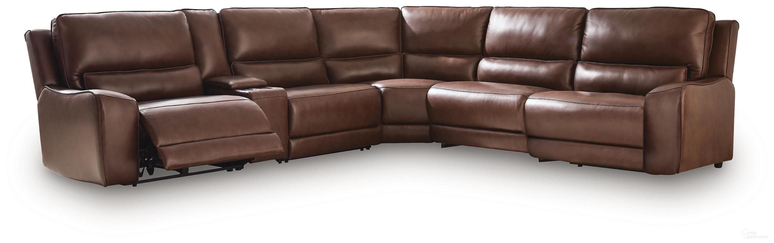 Spear Hill 6-Piece Power Reclining Sectional In Canyon