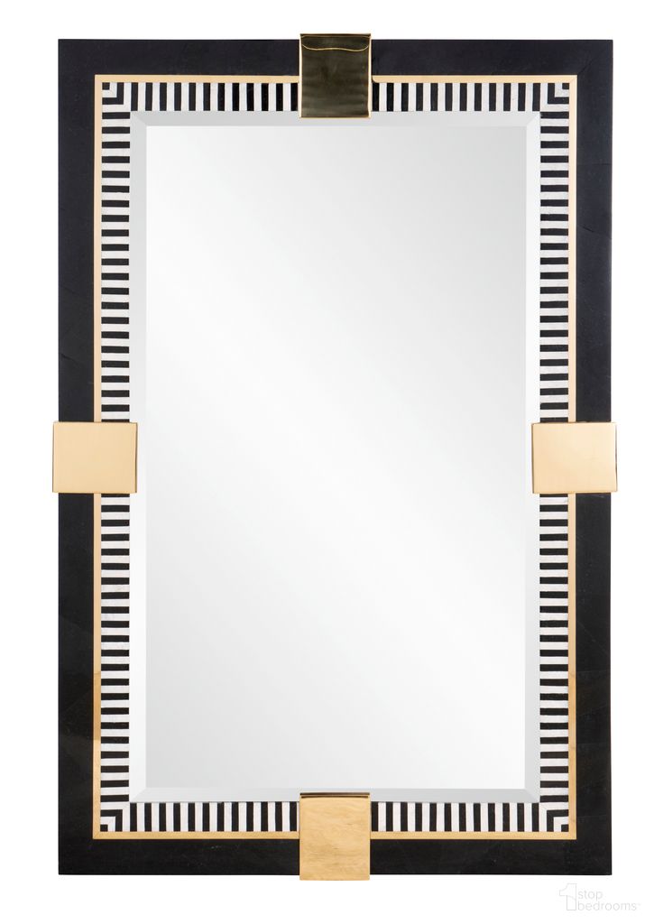 The appearance of Spectator Mirror In Brass and Black designed by Maitland-Smith in the modern / contemporary interior design. This brass and black piece of furniture was selected by 1StopBedrooms from Maitland Smith Collection to add a touch of cosiness and style into your home. Sku: 8319-28. Material: Marble.