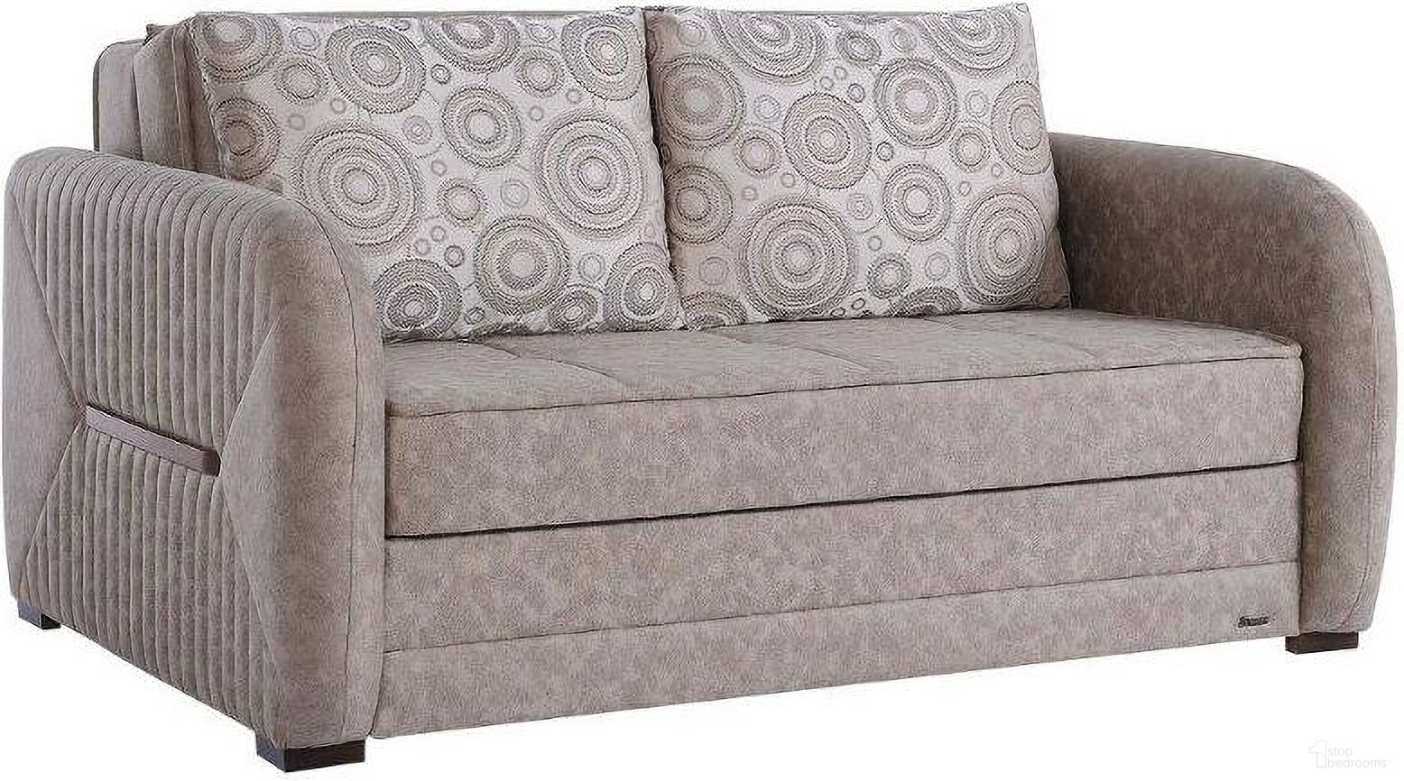 The appearance of Speedy Upholstered Convertible Loveseat with Storage In Beige SPY-BE-LS designed by Casamode in the modern / contemporary interior design. This beige piece of furniture was selected by 1StopBedrooms from Speedy Collection to add a touch of cosiness and style into your home. Sku: SPY-BE-LS. Material: Microsuede.