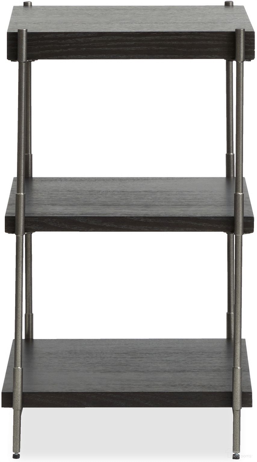 Spencer Rectangular Accent Table In Dark Briarsmoke