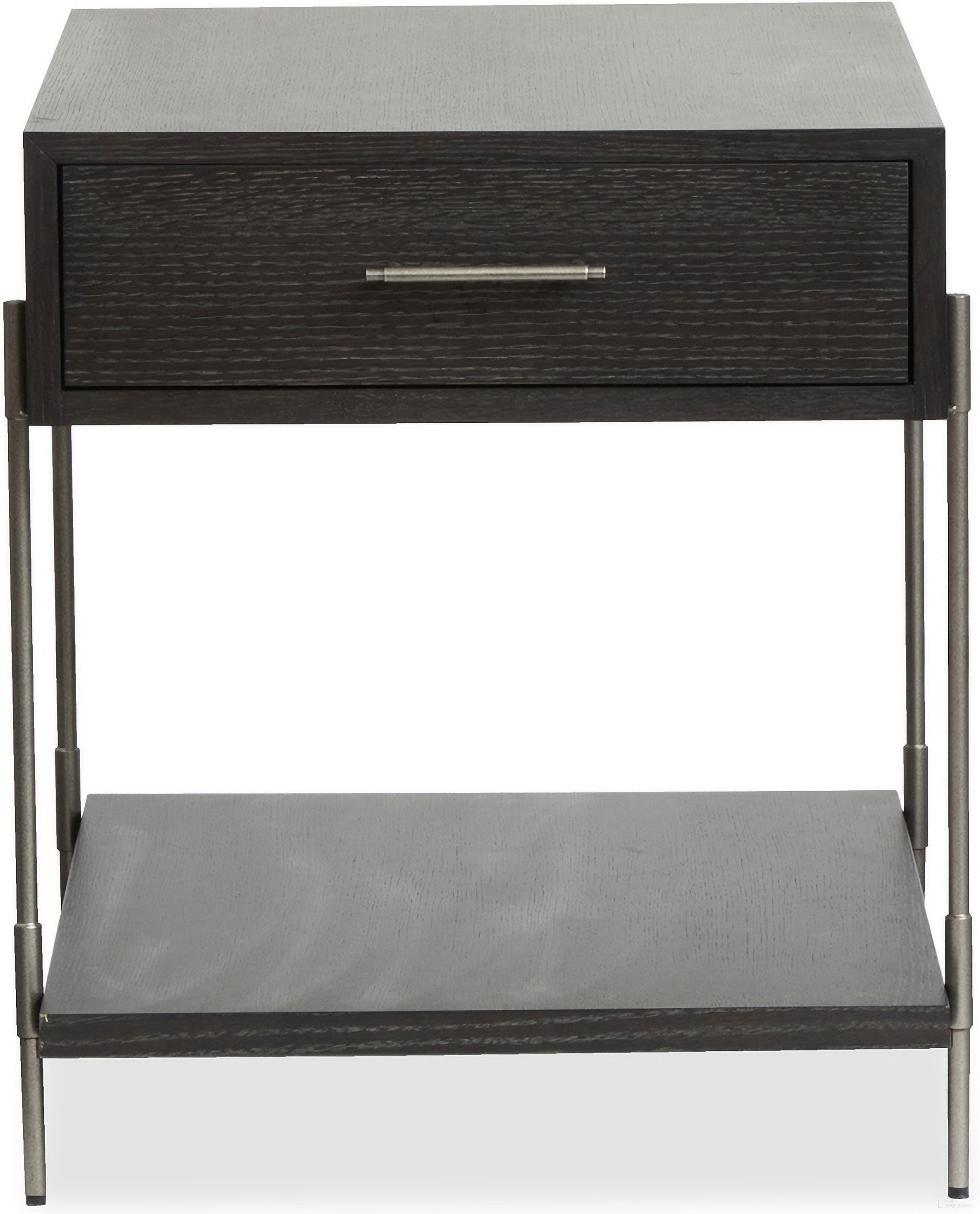 Spencer Rectangular End Table In Dark Briarsmoke