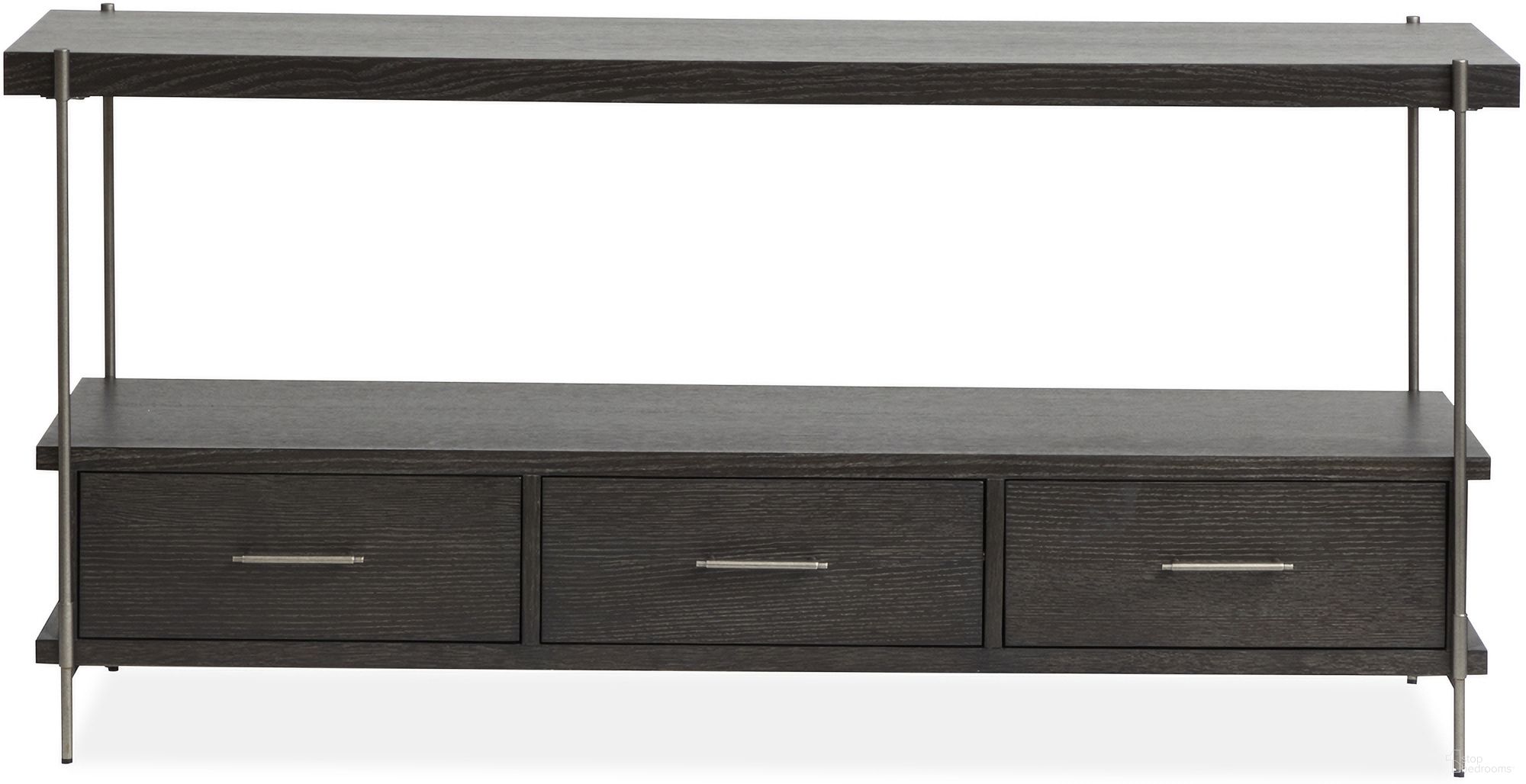 Spencer Rectangular Sofa Table In Dark Briarsmoke