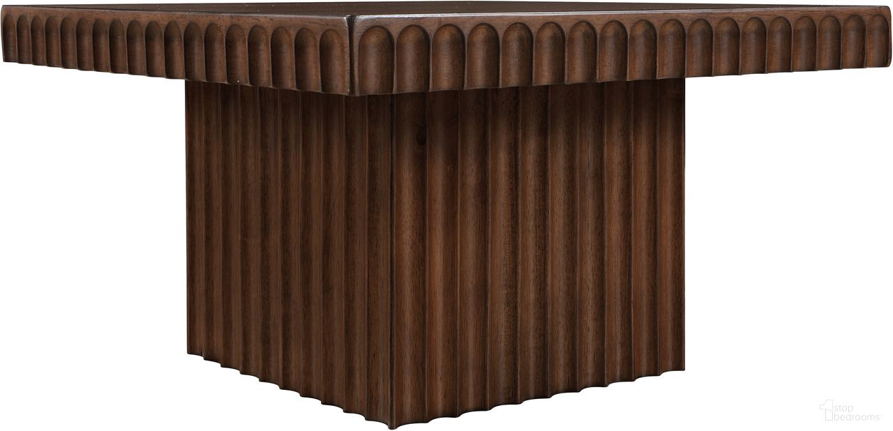 The appearance of Spencer Oak Veneer Coffee Table In Brown designed by Meridian in the modern / contemporary interior design. This brown piece of furniture was selected by 1StopBedrooms from Spencer Collection to add a touch of cosiness and style into your home. Sku: 253Brown-CT12. Material: Rubberwood.