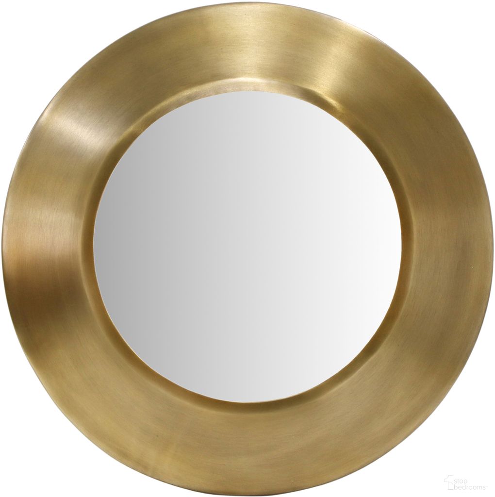 Sphere Iron Mirror In Gold