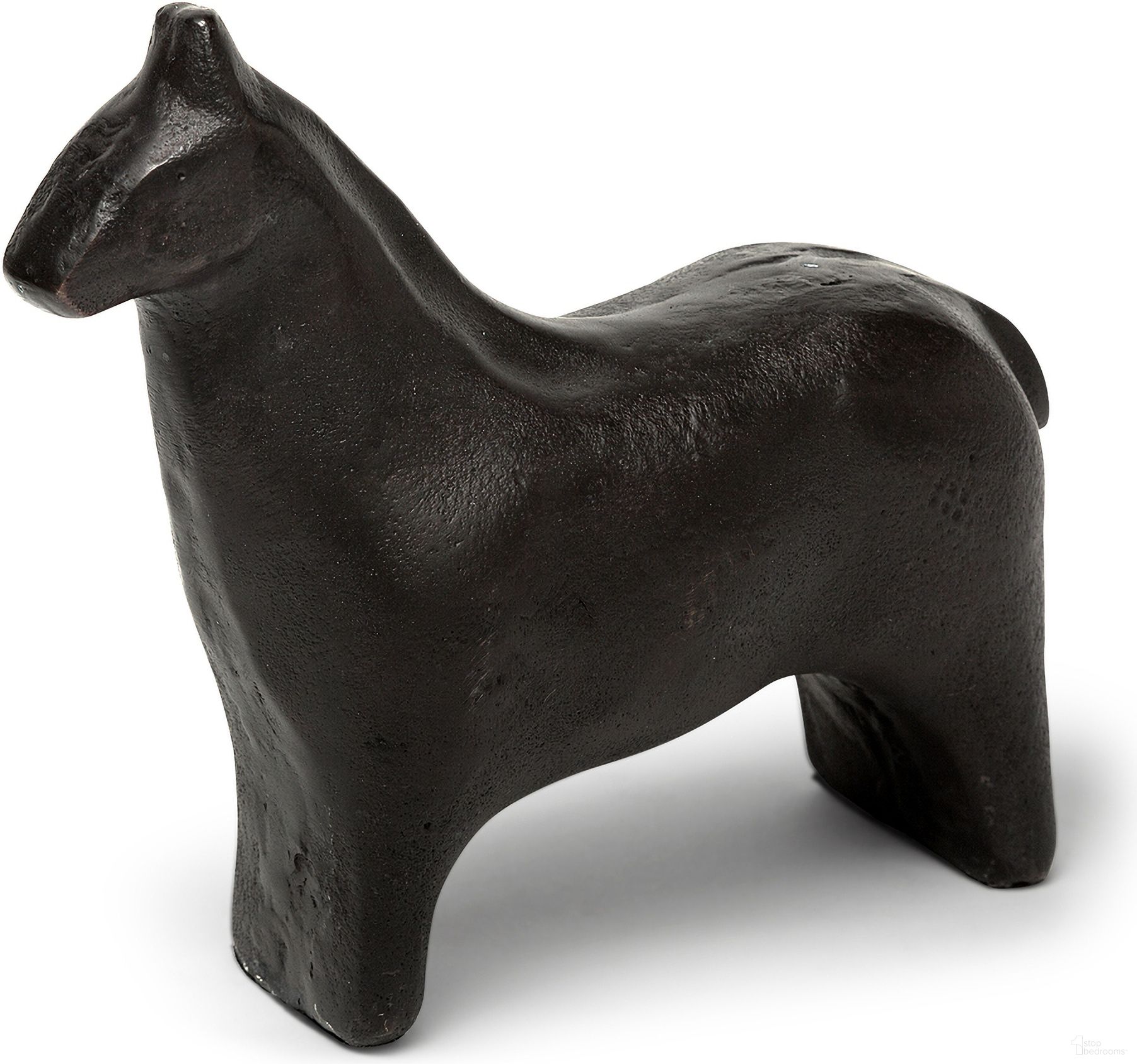 Sphynx II Cast Aluminum Horse Shaped Object In Black by Mercana ...